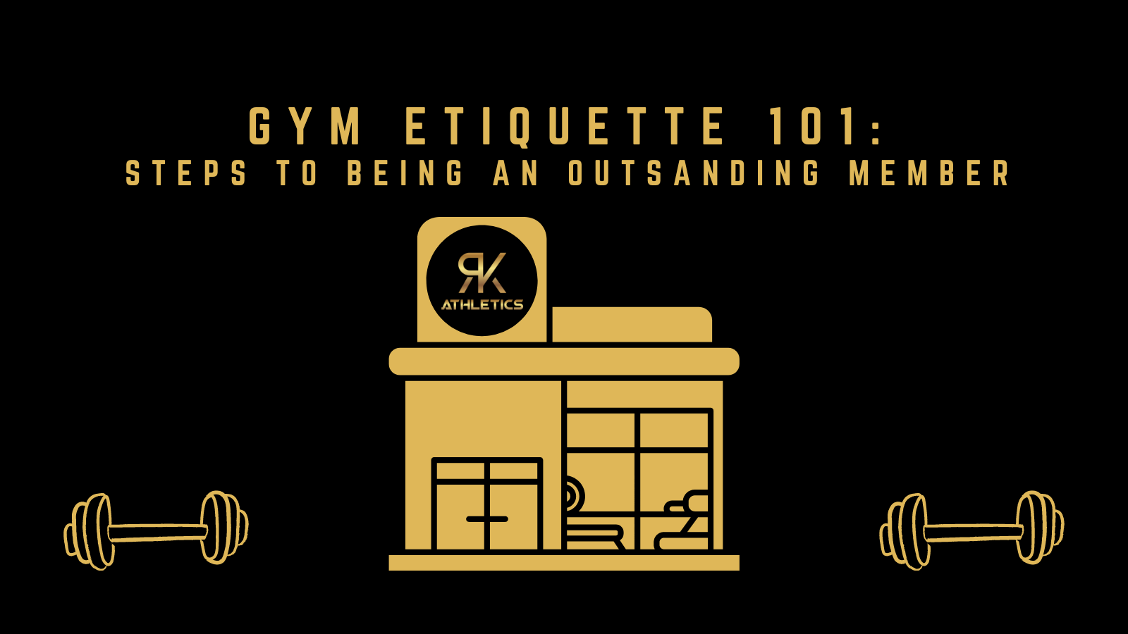Maintaining proper Gym Etiquette